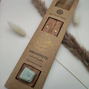 füstölőtartó amazonit ásvánnyal