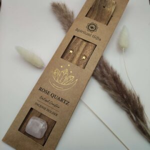 füstölőtartó rózsakvarccal